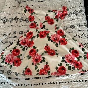 Size 13/14 B.Darlin off the shoulder Floral dress